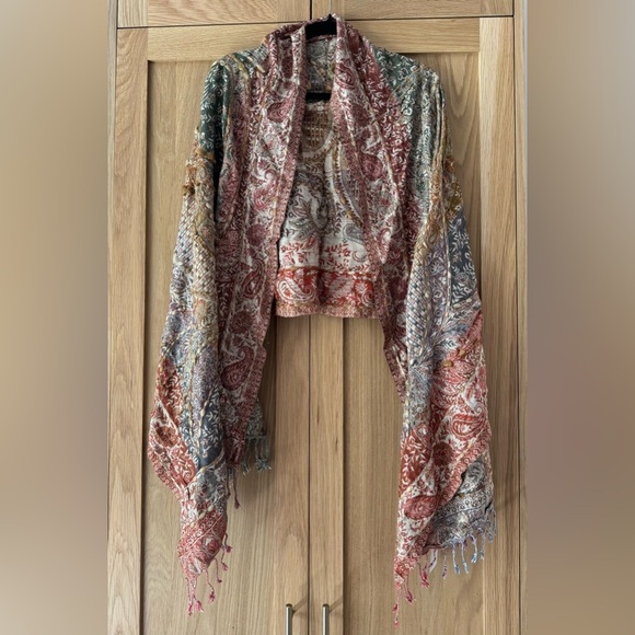 Raj Multicolor Paisley Scarf - Picture 1 of 2